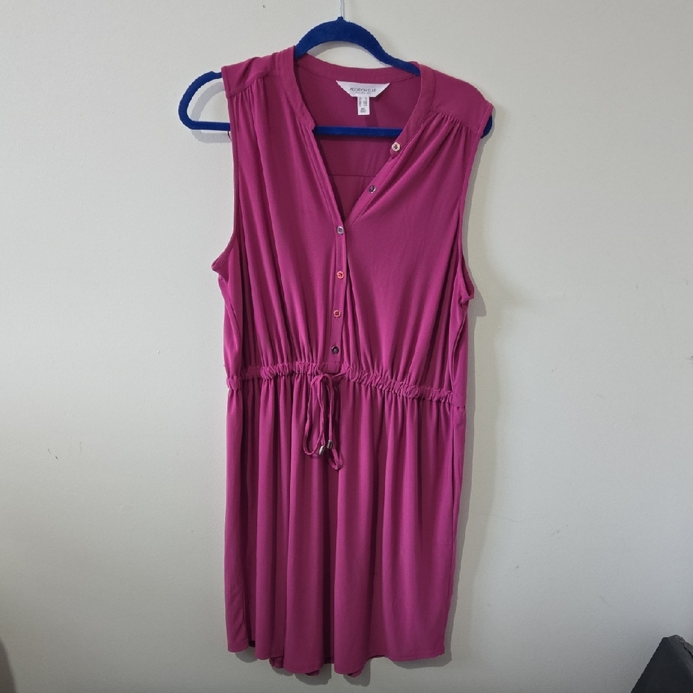 Ladies 1X Addition Elle Midi Dress